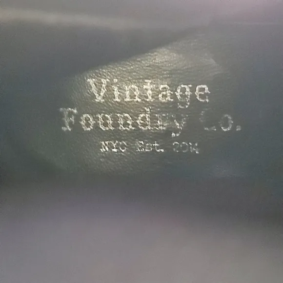 Vintage Foundry Co. Henrietta Tall Boots Size 8 Leather Lace-up and Zip Grunge