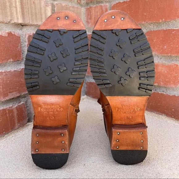 🆕Vintage Foundry Morgan Cognac Boots | Sz 6.5