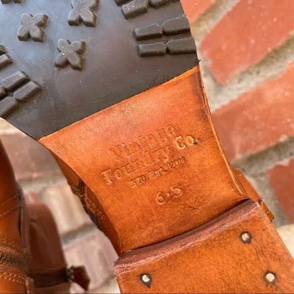 🆕Vintage Foundry Morgan Cognac Boots | Sz 6.5