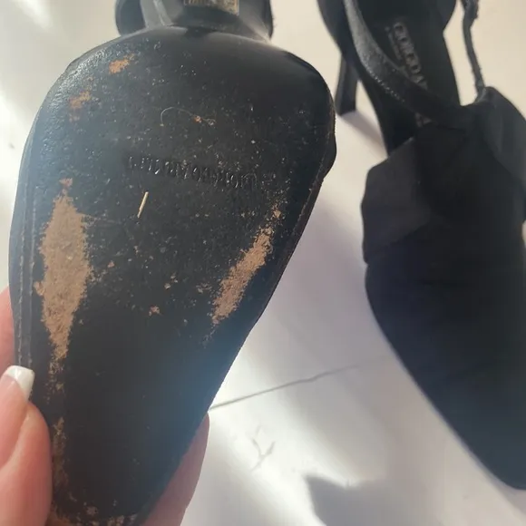 Vintage Giorgio Armani satin heels