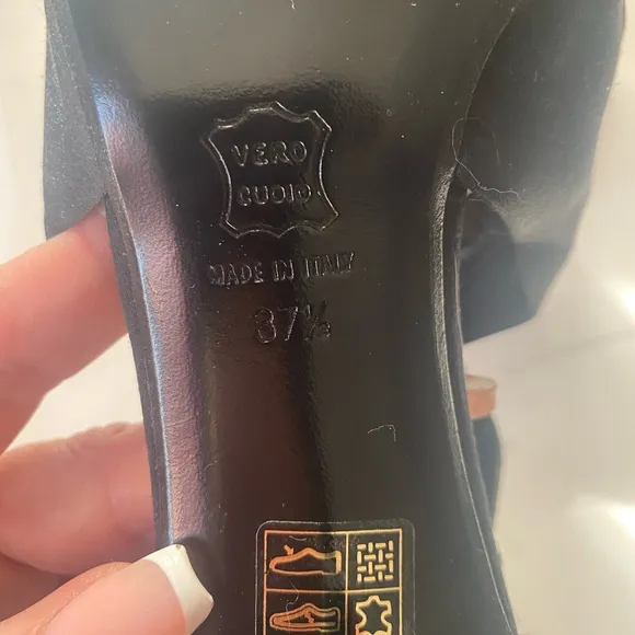 Vintage Giorgio Armani satin heels