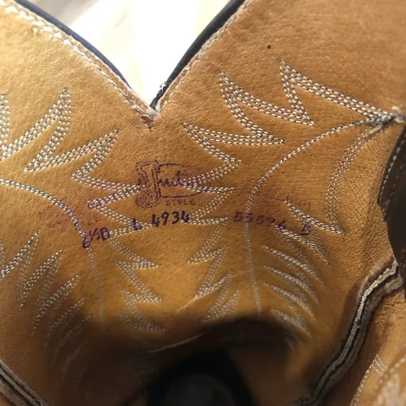 Vintage Justin Cowboy Boots