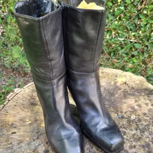Vintage Nine West Ankle Boots/ Black Ankle Booties