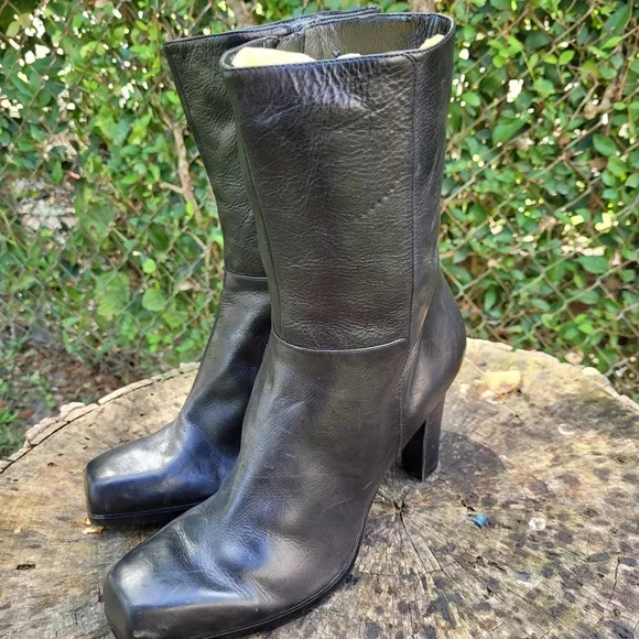Vintage Nine West Ankle Boots/ Black Ankle Booties
