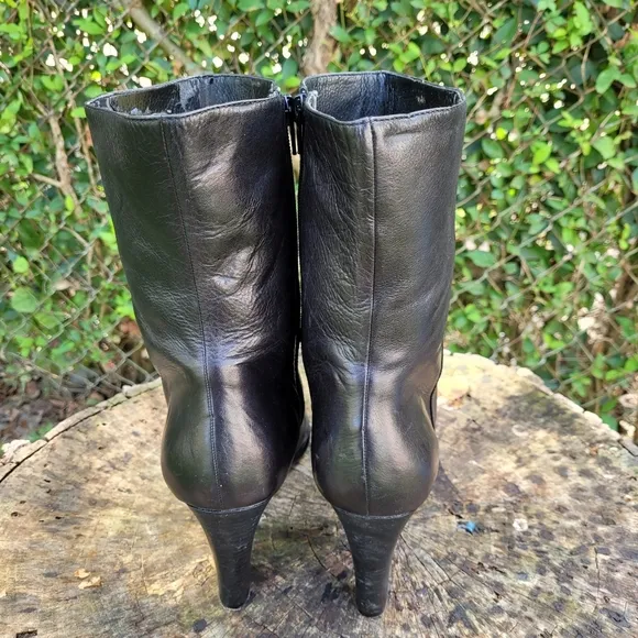 Vintage Nine West Ankle Boots/ Black Ankle Booties
