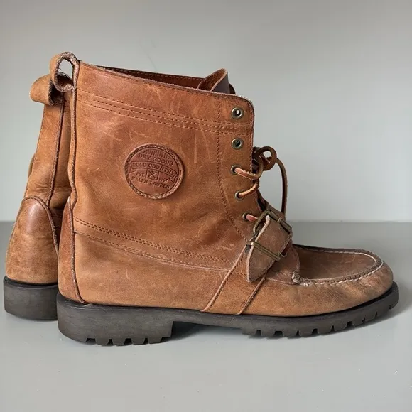 Vintage Polo Country Ralph Lauren Ranger Boots  Size 10.5 D