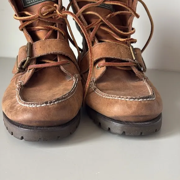 Vintage Polo Country Ralph Lauren Ranger Boots  Size 10.5 D