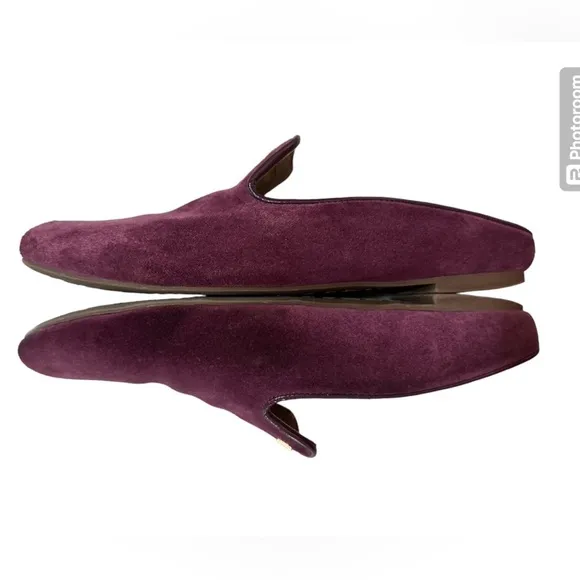 Vionic Carnegie Suede Slip On Mules Purple women’s shoes size 7