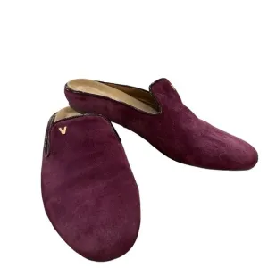 Vionic Carnegie Suede Slip On Mules Purple women’s shoes size 7