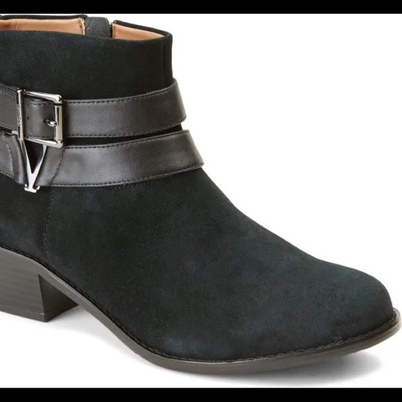 VIONIC HOPE MANA SUEDE LEATHER WEATHER RESISTANT ORTHOPEDIC ANKLE BOOTS NIB