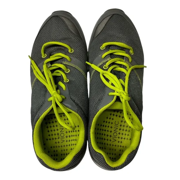 Vionic Kona Fitness Sneakers Size 10 Grey Vionic Orthotic Shoes
