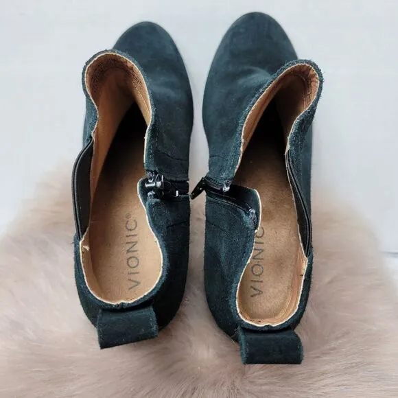Vionic Womens Parkwood Paloma Black Ankle Boots Size 6.5