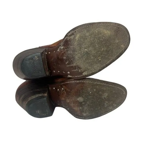 VTG Men's Justin Boots Iguana‎ Lizard Leather Riding Western Cowboy 6B