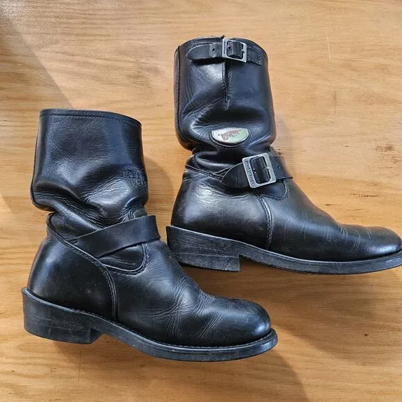 VTG Red Wing 968 MOTORCYCLE Boots Mens US 7.5 D UK 6.5 2005