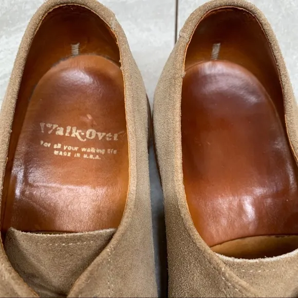 Walk-Over Sand Suede Brick Sole men shoes 9.5