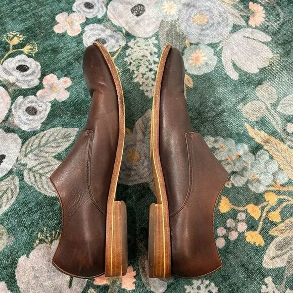 Warfield &amp; Grand Men’s Double Monk Buckle Oxford Dress Shoes Brown Leather 11.5