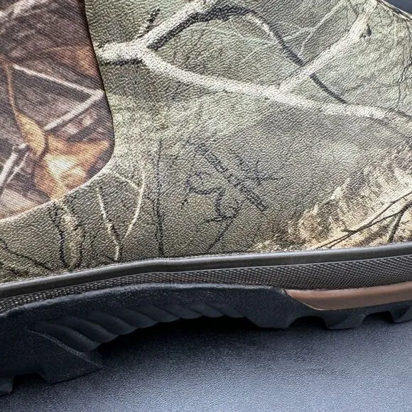 WESTERN CHIEF MEN'S REALTREE 11 Neoprene Rubber Ankle Boots Vibram Camo 6321046B