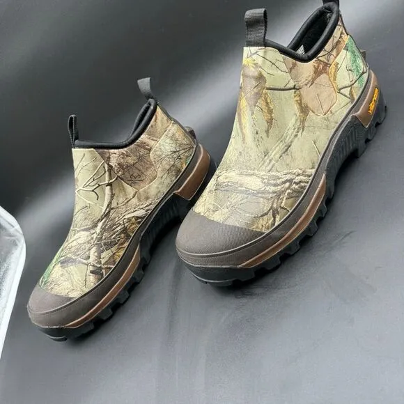 WESTERN CHIEF MEN'S REALTREE 11 Neoprene Rubber Ankle Boots Vibram Camo 6321046B