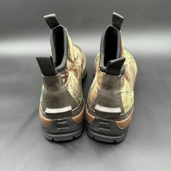 WESTERN CHIEF MEN'S REALTREE 11 Neoprene Rubber Ankle Boots Vibram Camo 6321046B