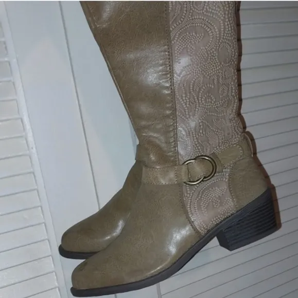 Western Knee Boots - Size 8.5