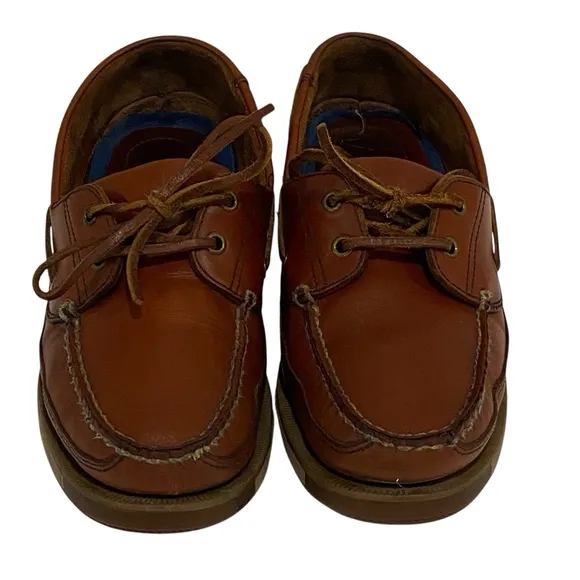Western Marine Brown Leather Boat Shoes - Excellent Condition-Men’s 9
