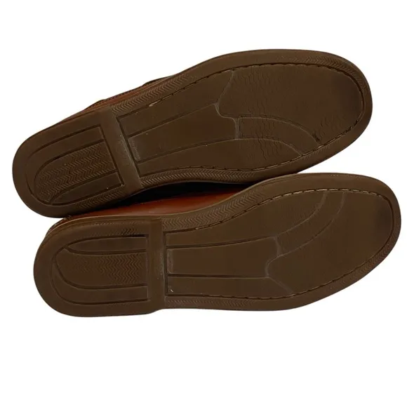 Western Marine Brown Leather Boat Shoes - Excellent Condition-Men’s 9