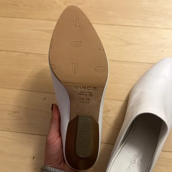 White Vince Mules