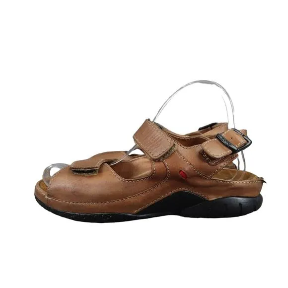 Wolky Shoes Womens 37 Sandals Comfort Leather Walking Active Fashion Adjustable