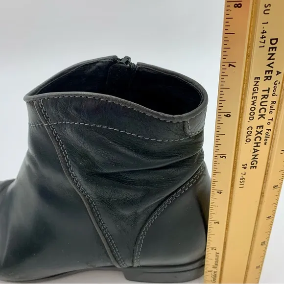 Wolky Winchester Boots Women 39 US 8 / 8.5 Black Leather 952 Minimalist Comfort