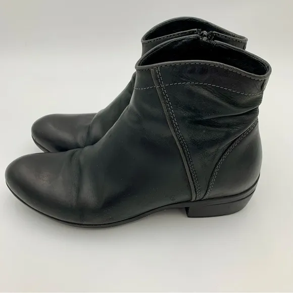 Wolky Winchester Boots Women 39 US 8 / 8.5 Black Leather 952 Minimalist Comfort
