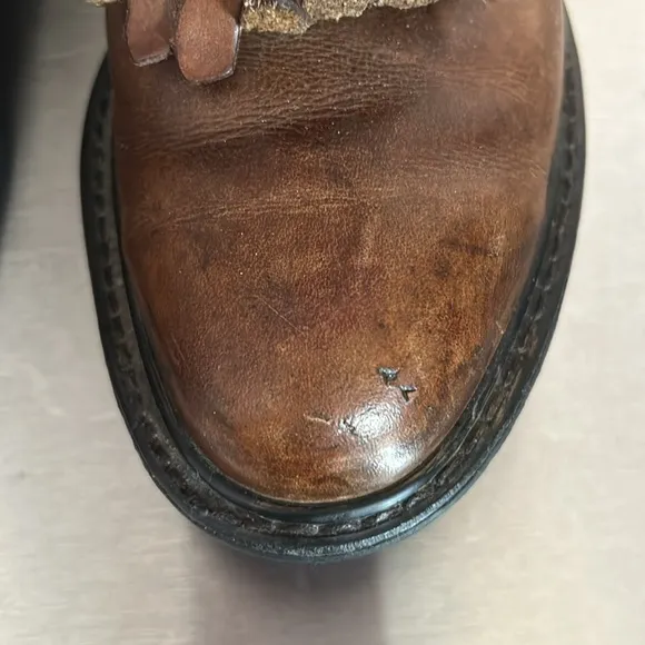 Wolverine Kiltie lace up vibram sole Leather Boots sz 10