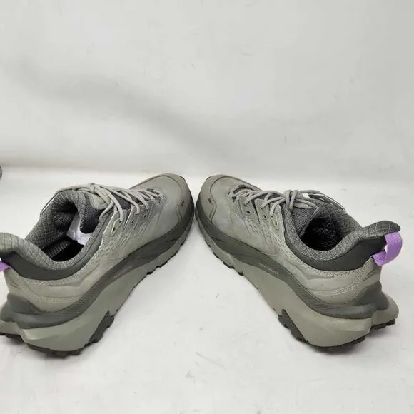 Women's 10.5 Hoka Kaha 2 Low GTX Gore Tex hiking sneakers Slate / Barley