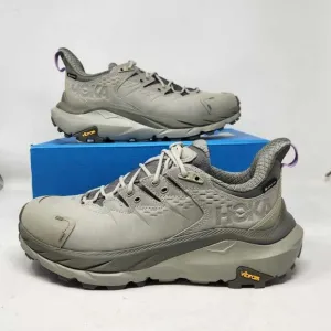 Women's 10.5 Hoka Kaha 2 Low GTX Gore Tex hiking sneakers Slate / Barley