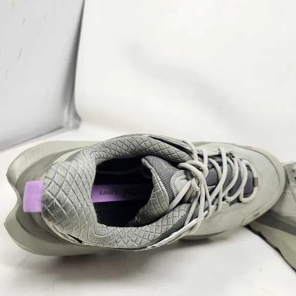 Women's 10.5 Hoka Kaha 2 Low GTX Gore Tex hiking sneakers Slate / Barley