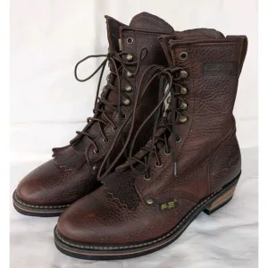Women's Brown Leather Packer boots Size 7 Ad Tec 2173 New Riding Boots Western