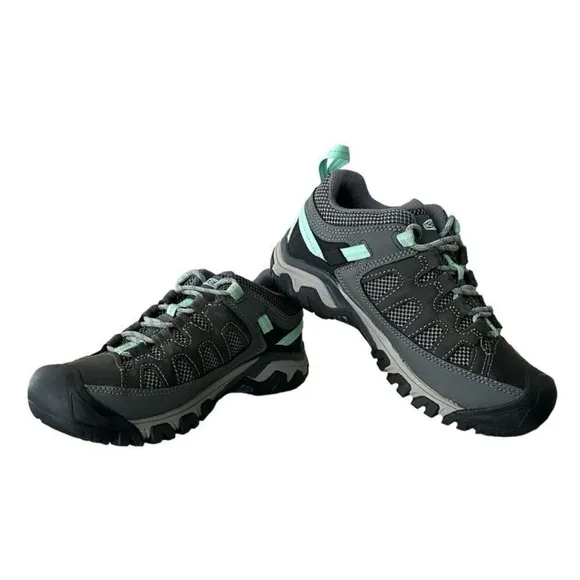 Women's Keen Targhee Gray Hiking Shoes Size 6.5