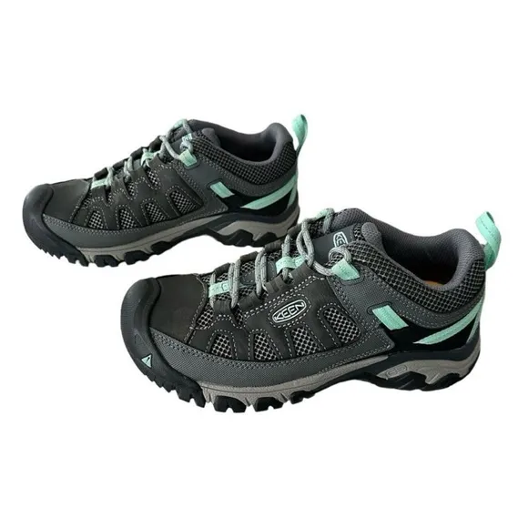 Women's Keen Targhee Gray Hiking Shoes Size 6.5