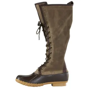 Women's LL Bean Signature Waxed-Canvas Tall Maine Hunting Shoe 16”, Size 7m