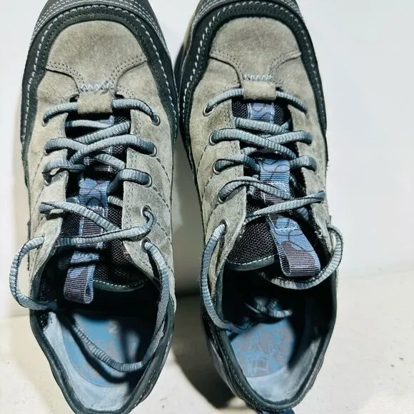 Womens Merrell Black Minosa J68166 Leather Lace Up Outdoor Hiking Shoes Size 7,5