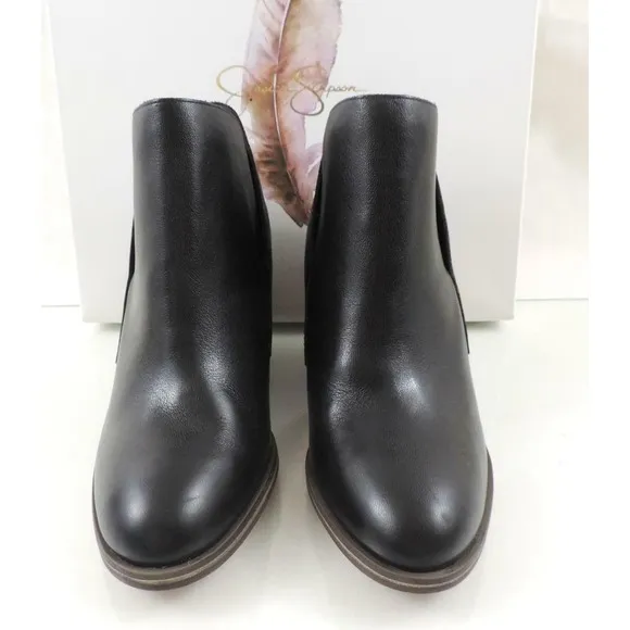 Women's Shoes Jessica Simpson TANDRA Ankle Boots Booties Leather Black