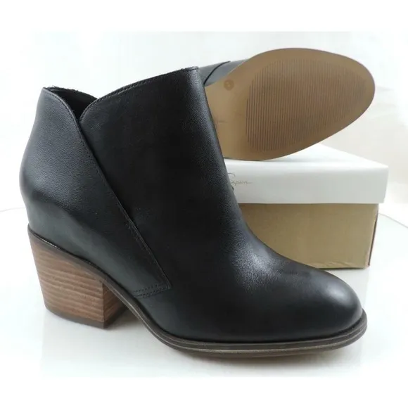 Women's Shoes Jessica Simpson TANDRA Ankle Boots Booties Leather Black