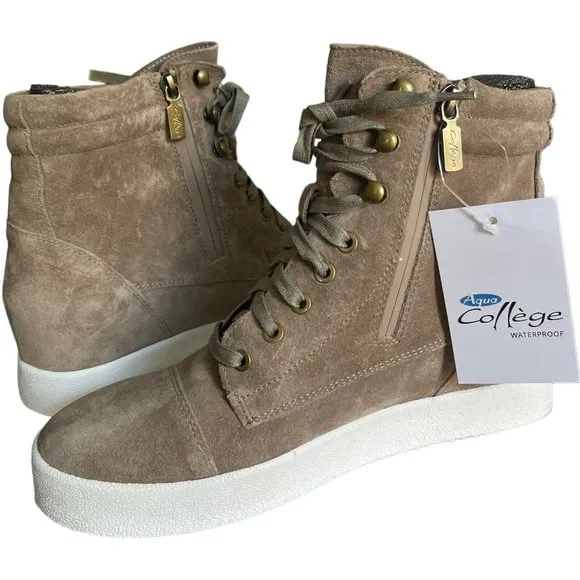 Women’s Shoes Size 11 AQUA COLLEGE HARLEY LIFESTYLE PERFORMANCE HIKING Mushroom