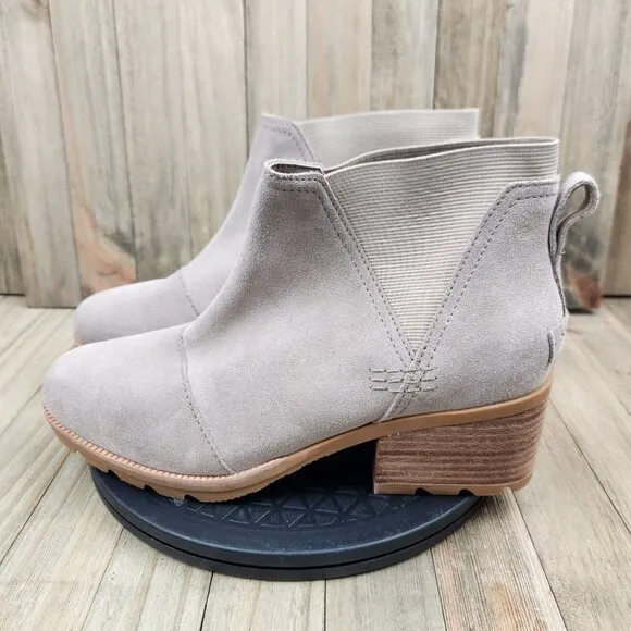 Womens Sorel Chelsea Harlow Cate size 9 Suede Leather Ankle Waterproof Booties