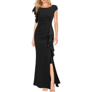 Women's Split Bodycon Mermaid Evening Cocktail Long Dress