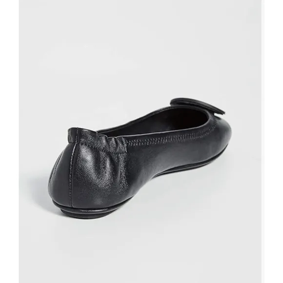Women's Tory Burch Minnie Ballet Flats Perfect Black Size 9