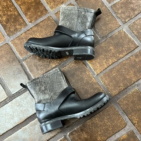 Woolrich Baltimore Distressed Harness Motorcycle Boots