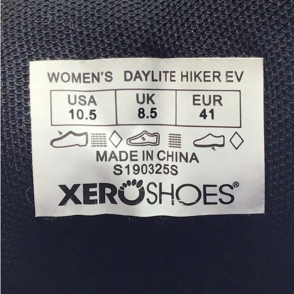 Xero Shoes DayLite Hiking Trail Shoe Womens 10.5 Burgundy Pink Camping Outdoor