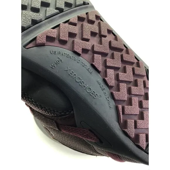 Xero Shoes DayLite Hiking Trail Shoe Womens 10.5 Burgundy Pink Camping Outdoor