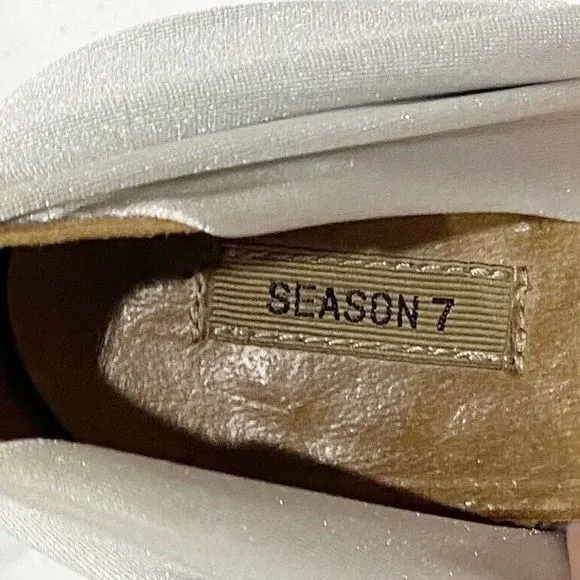 YEEZY SEASON 7 Reflective Ankle Boots Gray Booties Damaged AUTHENTICATED