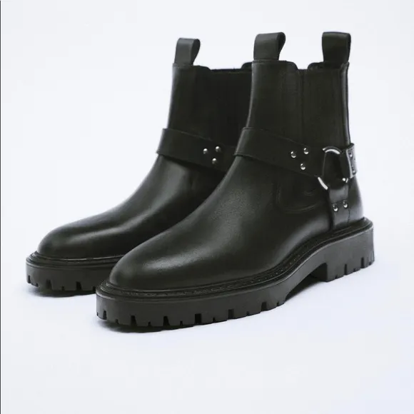 Zara biker boots